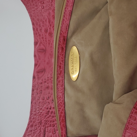 SOLD!! BRAHMIN Jacqueline Melbourne Azalea Hobo - Picture 8 of 9